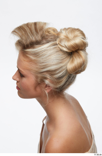 Groom references Lenny  003 hairstyle high bun long blond…